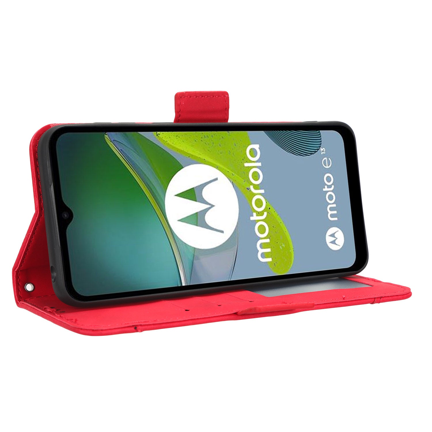 For Motorola Moto E13 4G Phone Wallet Case Stand Multiple Card Slots PU Leather Phone Cover For Motorola Moto E13 4G Phone Wallet Case Stand Multiple Card Slots PU Leather Phone Cover